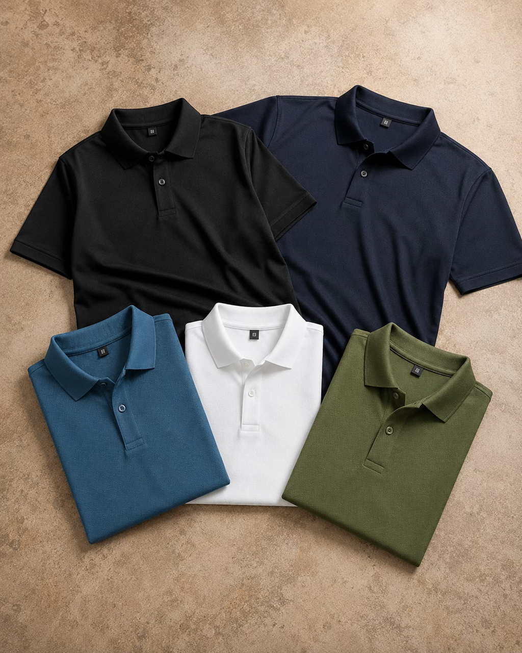Quick-Dry Polo — Pack of 2