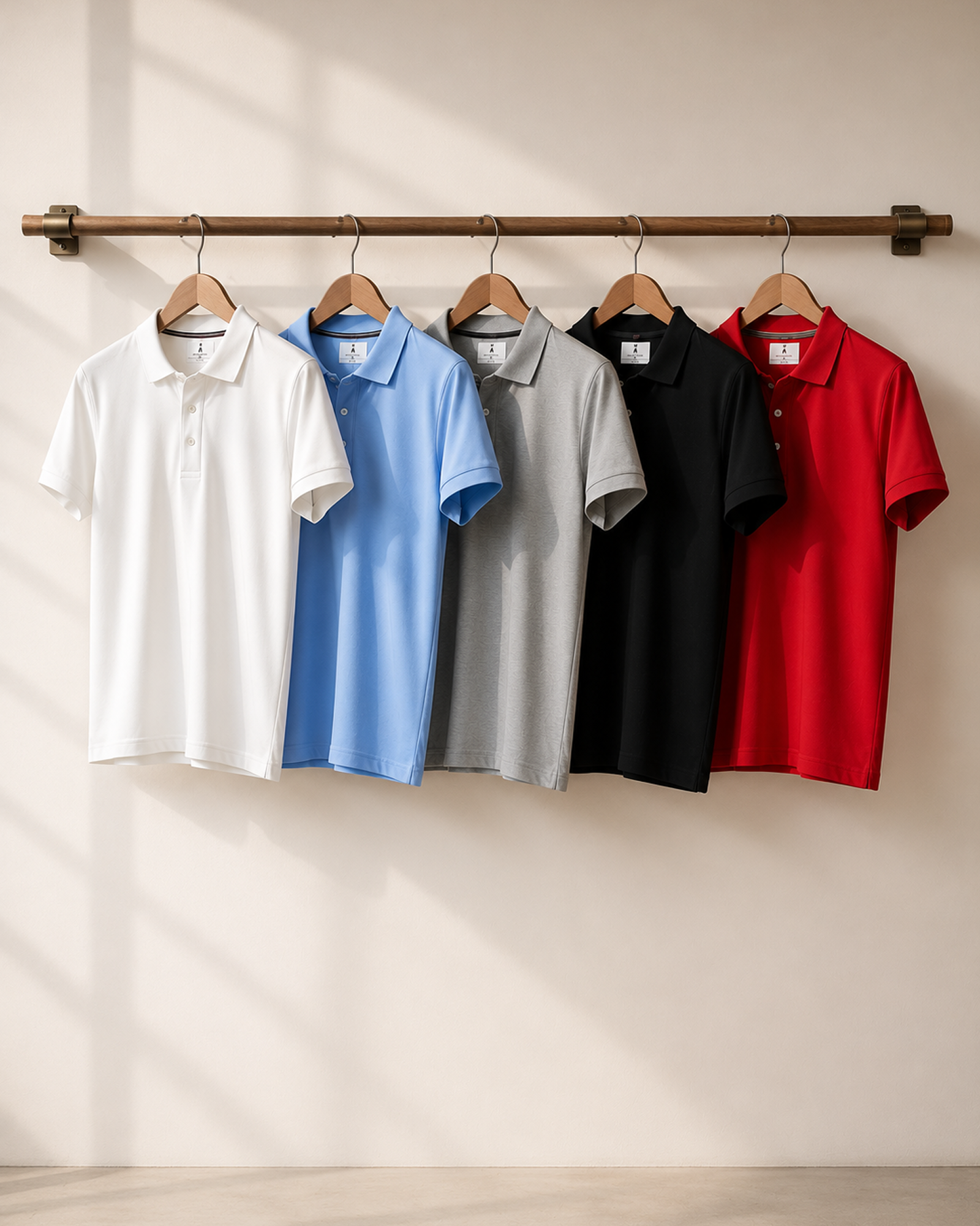 The Cotton Polo — Pack of 5